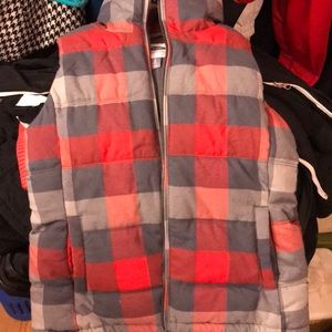 Old navy plaid vest